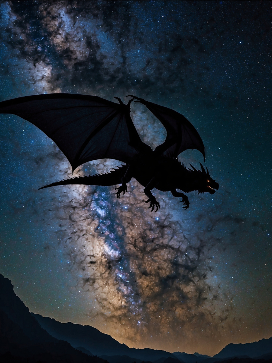 Dark Dragon Across the Galaxy - Air Freshener