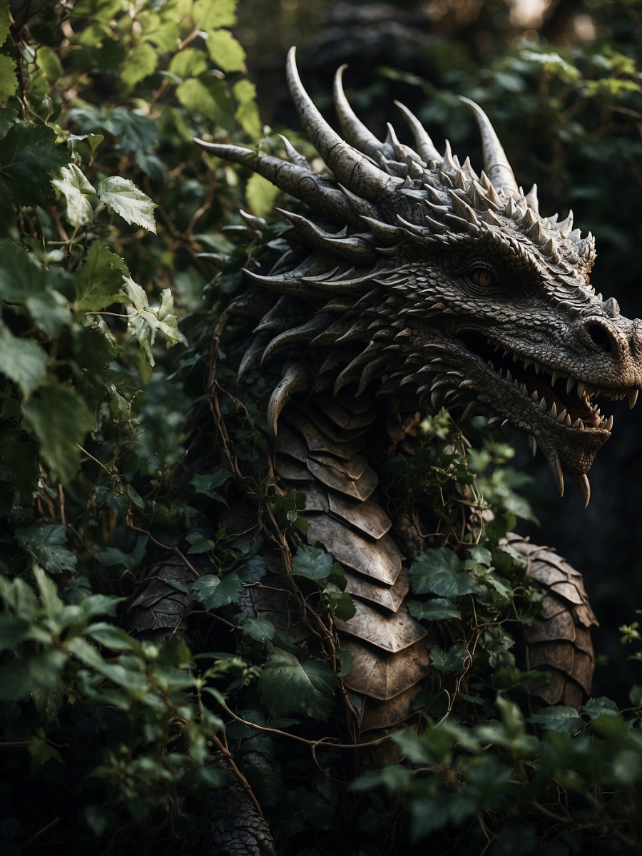 Dragon Among the Forest Vines - Air Freshener