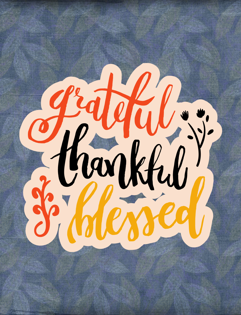 Grateful Thankful Blessed Air Freshener
