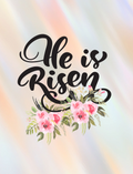 He Is Risen Floral Air Freshener