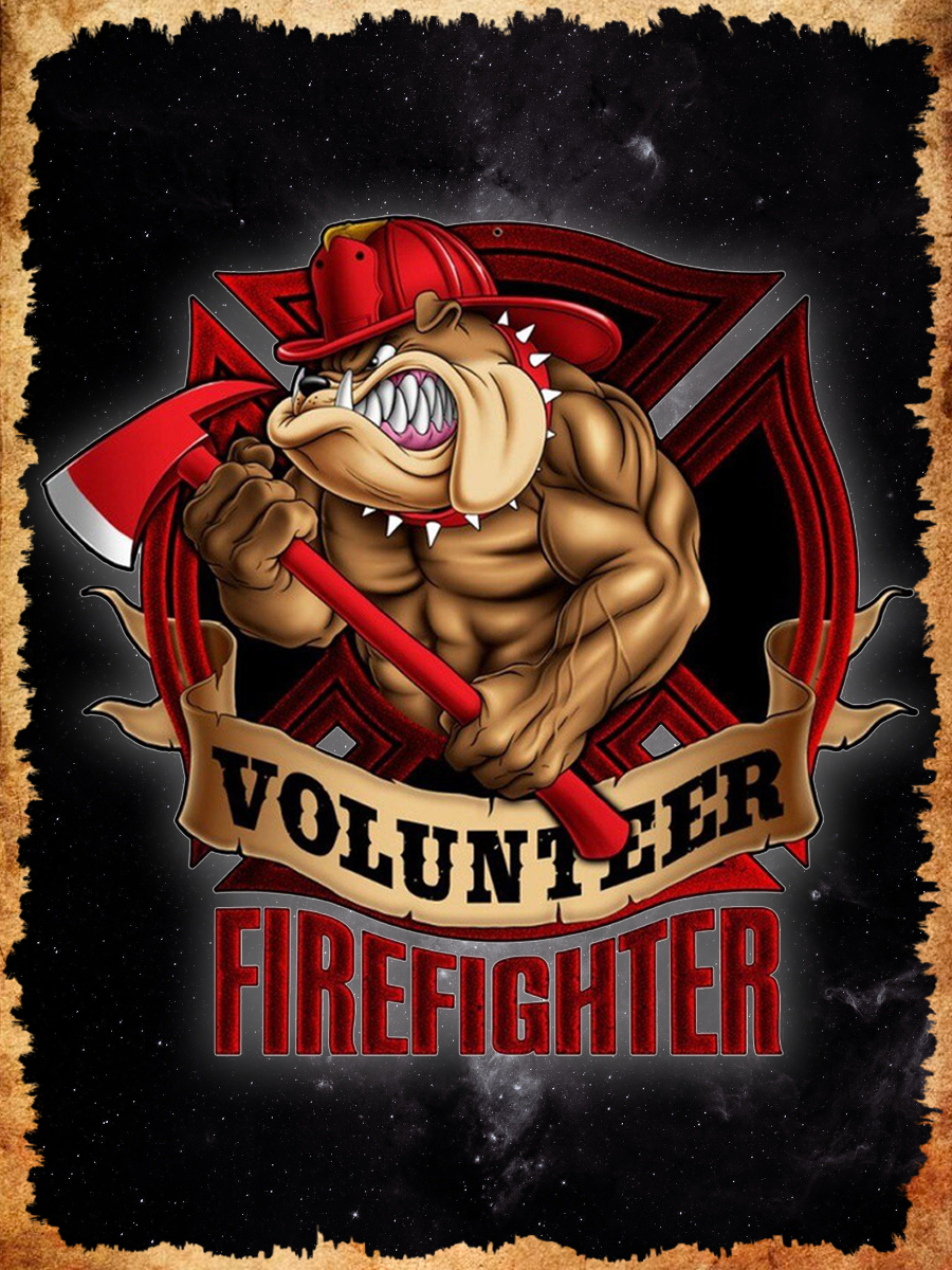 Volunteer Firefighter Bulldog Air Freshener