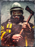 Firefighter in Embers Air Freshener