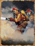 Firefighters Battling the Smoke Air Freshener