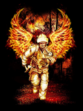 Firefighter with Wings of Fire Air Freshener