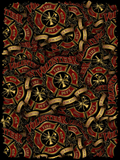 Volunteer Fire Department Badge Pattern Air Freshener