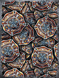 Fire Department Brotherhood Badge Pattern Air Freshener