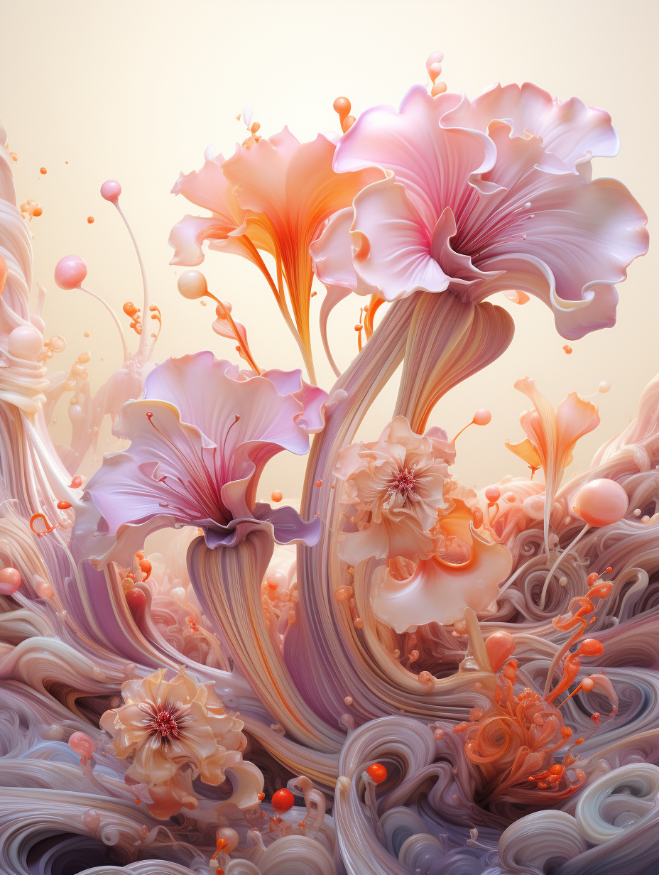 Pastel Fantasy Blossoms - Air Freshener