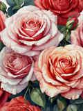 Blush and Coral Rose Garden - Air Freshener