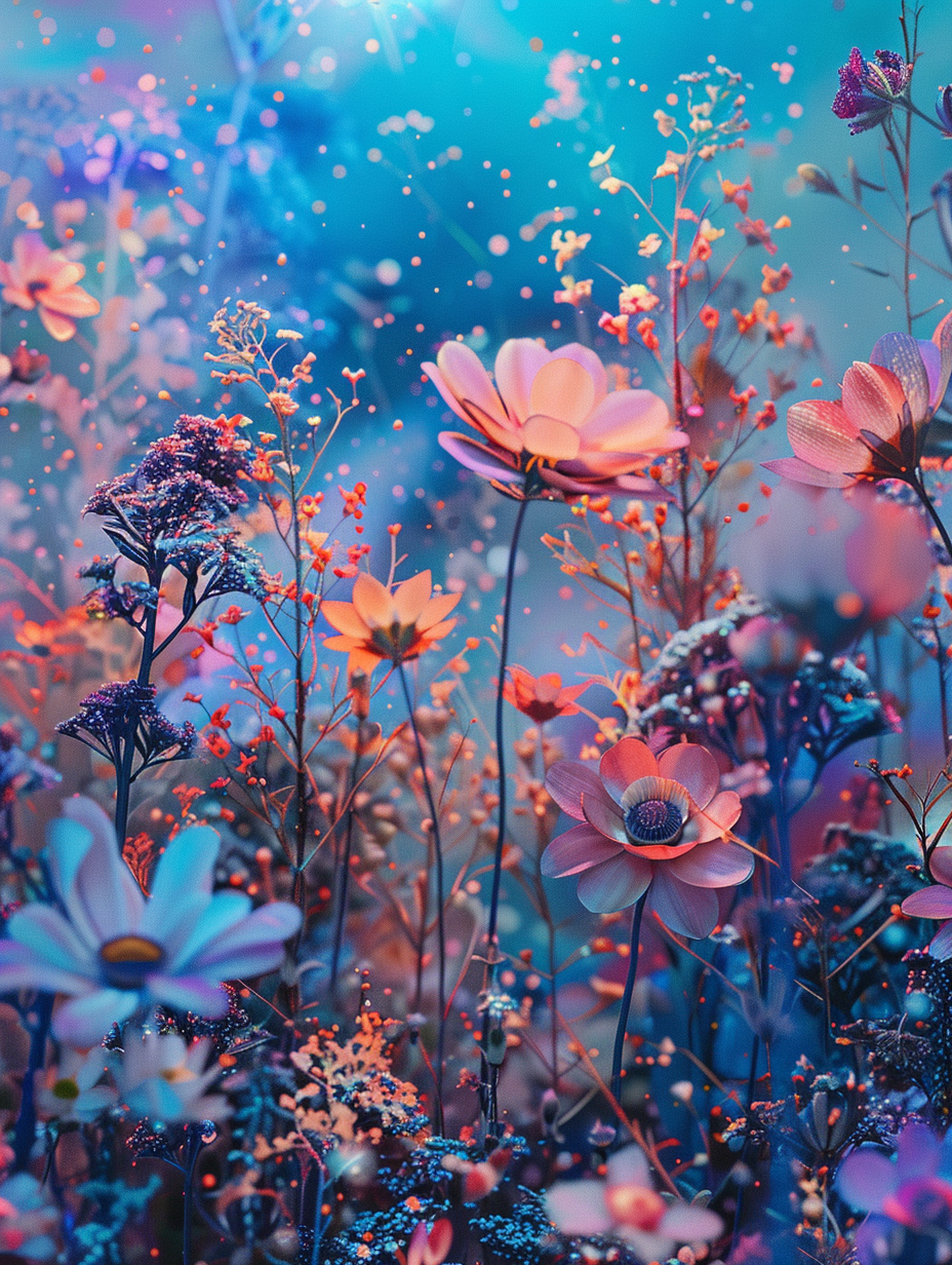Pink Cosmos in a Blue Dream - Air Freshener