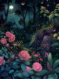 Moonlit Woodland Rose Garden - Air Freshener