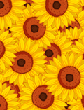 Golden Sunflower Pattern - Air Freshener
