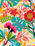 Bright Tropical Floral Pattern - Air Freshener