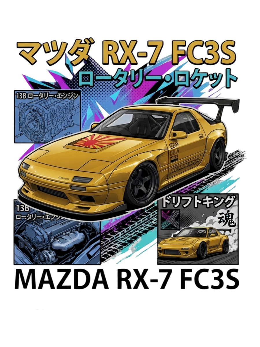 Mazda RX-7 FC3S Air Freshener