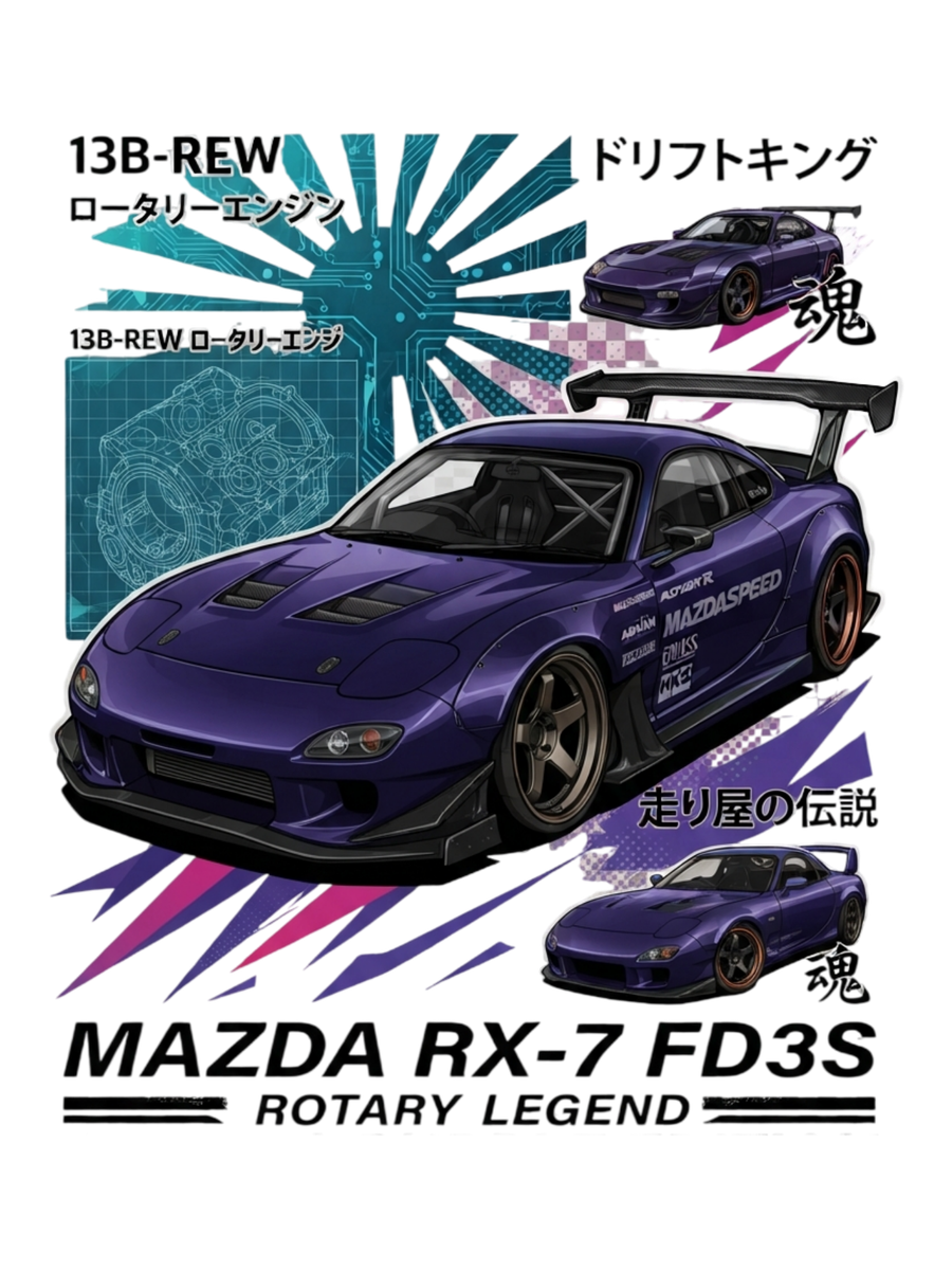 Mazda RX-7 FD3S Air Freshener