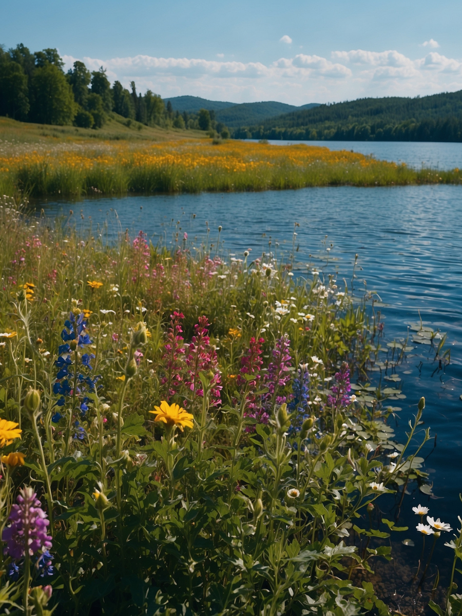 Wildflowers along the Lakeshore - Air Freshener