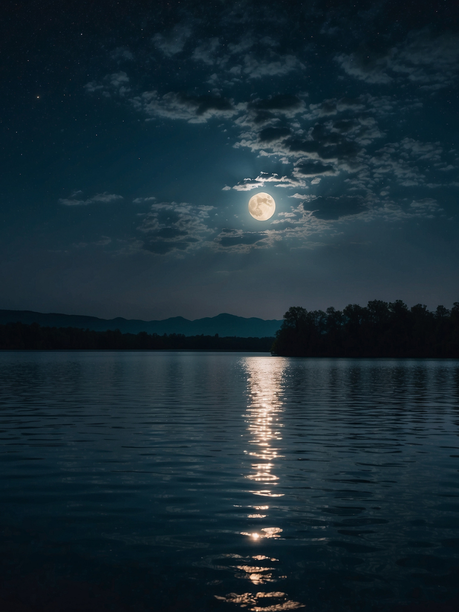Moonlight Reflected across a Dark Lake - Air Freshener