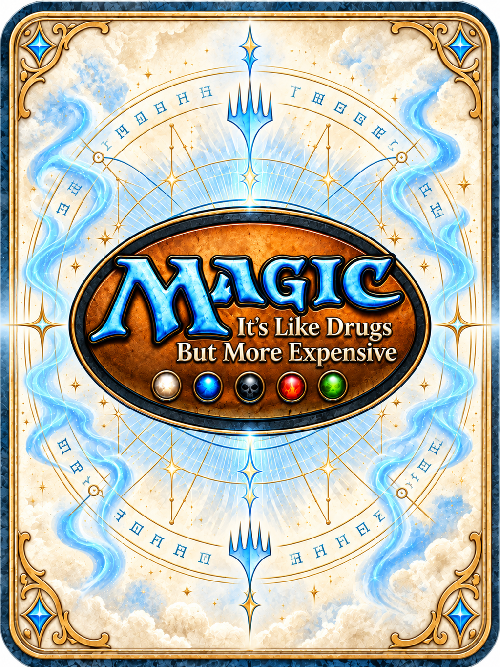 Magic It's Like Drugs But More Expensive - Light Mana Circle - Air Freshener