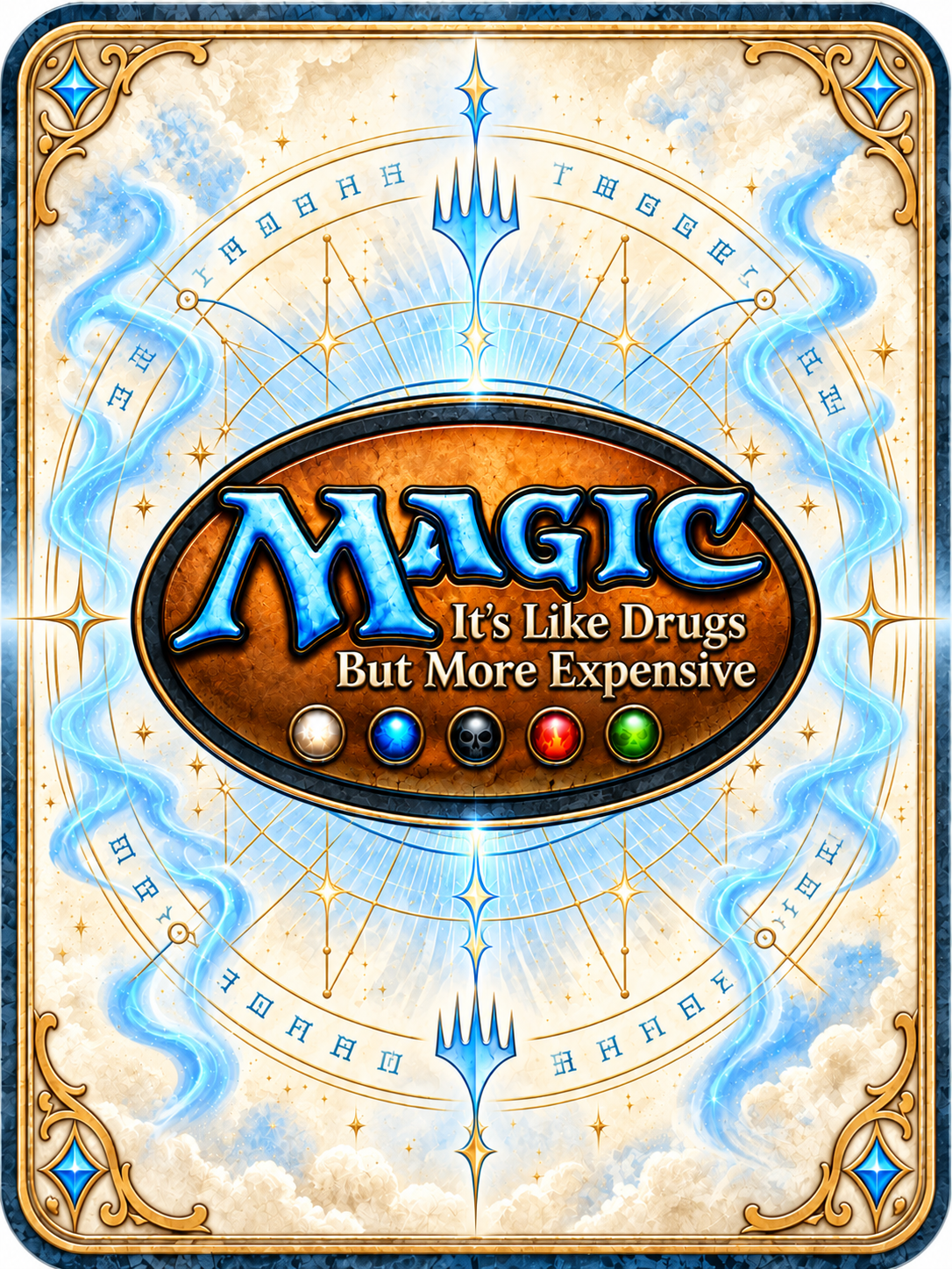 Magic It's Like Drugs But More Expensive - Light Mana Circle - Air Freshener