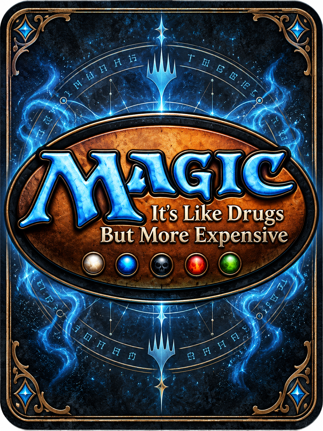 Magic It's Like Drugs But More Expensive - Dark Mana Circle - Air Freshener