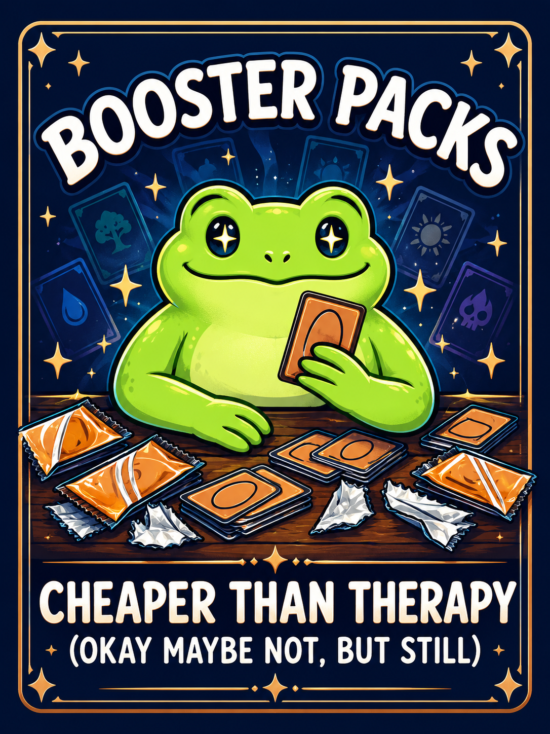 Booster Packs Cheaper Than Therapy - Frog - Air Freshener