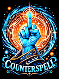 Counterspell - Blue Wizard Hand - Air Freshener