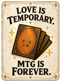 Love Is Temporary MTG Is Forever - Air Freshener