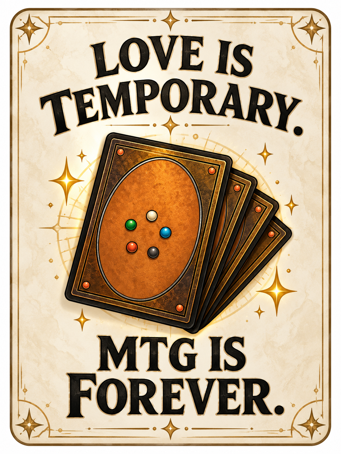 Love Is Temporary MTG Is Forever - Air Freshener