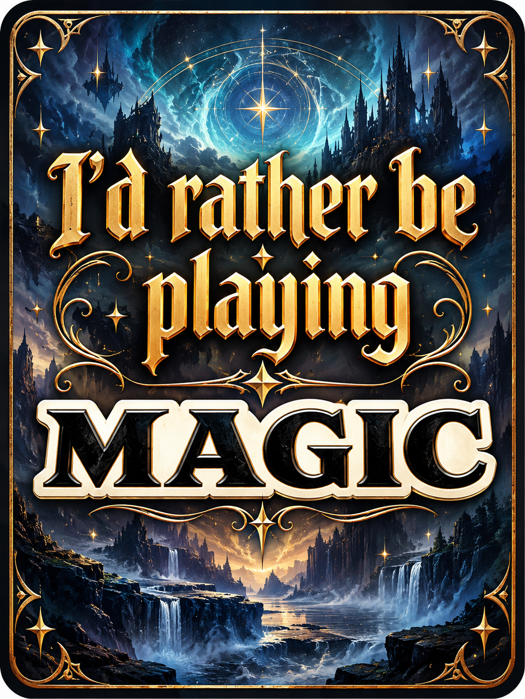 I'd Rather Be Playing Magic - Air Freshener