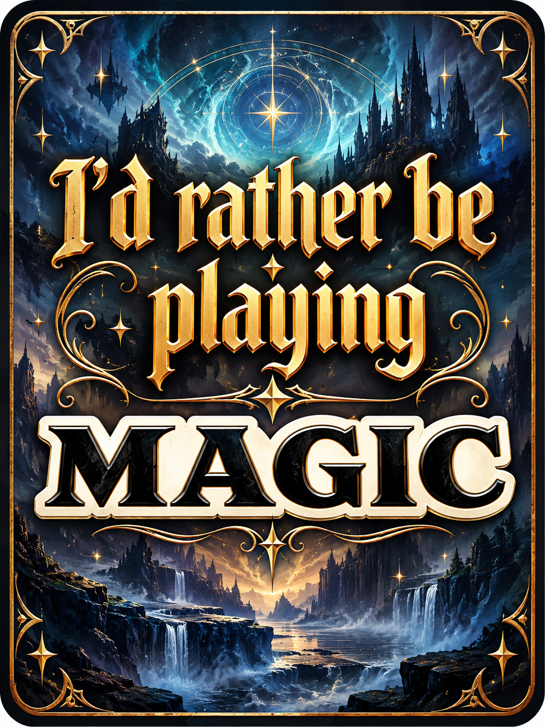 I'd Rather Be Playing Magic - Air Freshener
