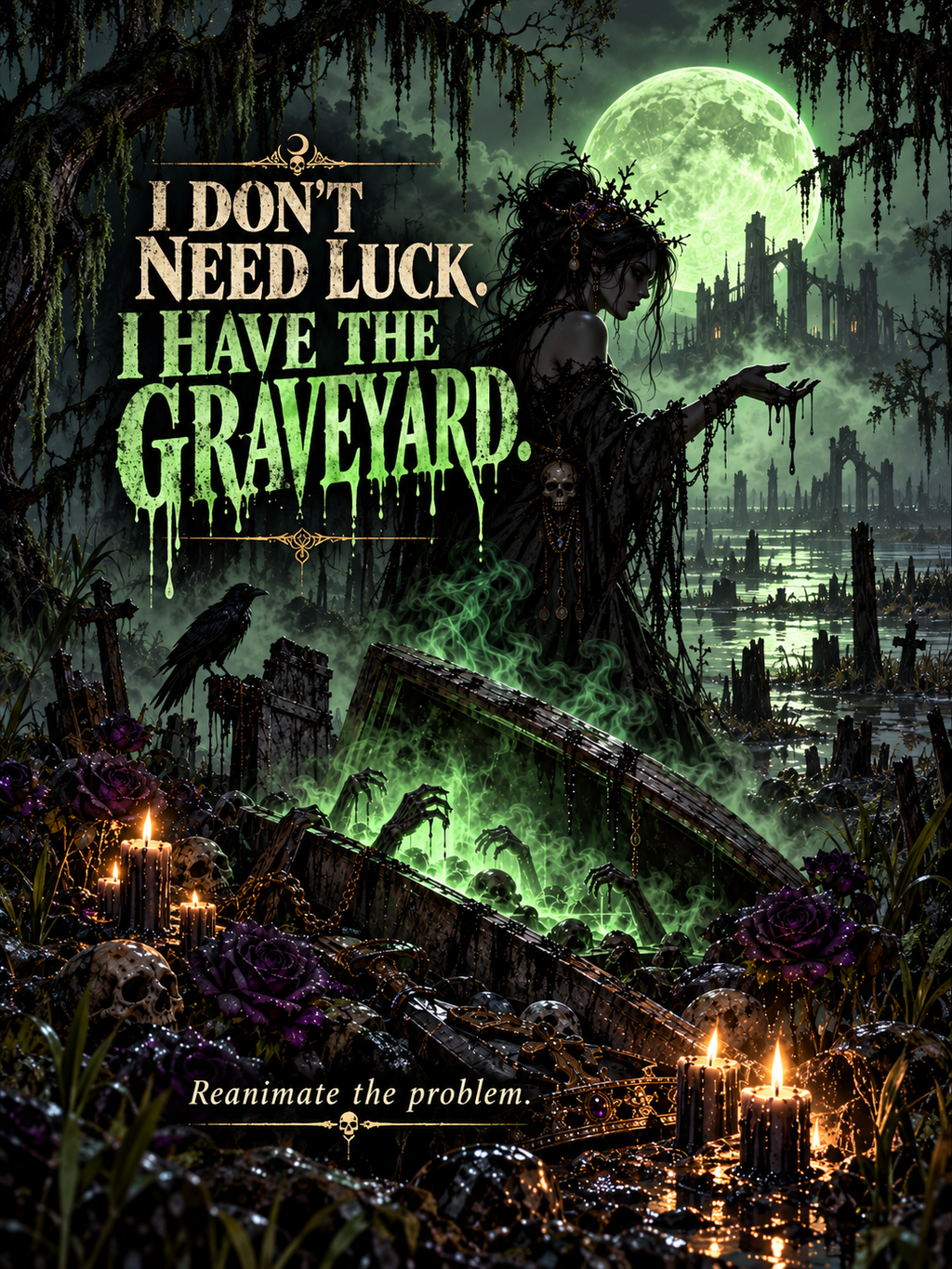 I Don't Need Luck I Have the Graveyard - Air Freshener