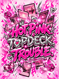 Hot Pink Topdeck Trouble - Air Freshener