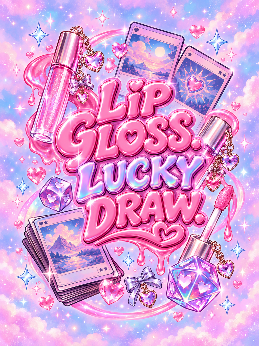 Lip Gloss Lucky Draw - Air Freshener