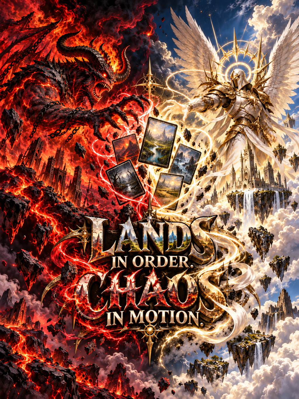 Lands in Order Chaos in Motion - Air Freshener