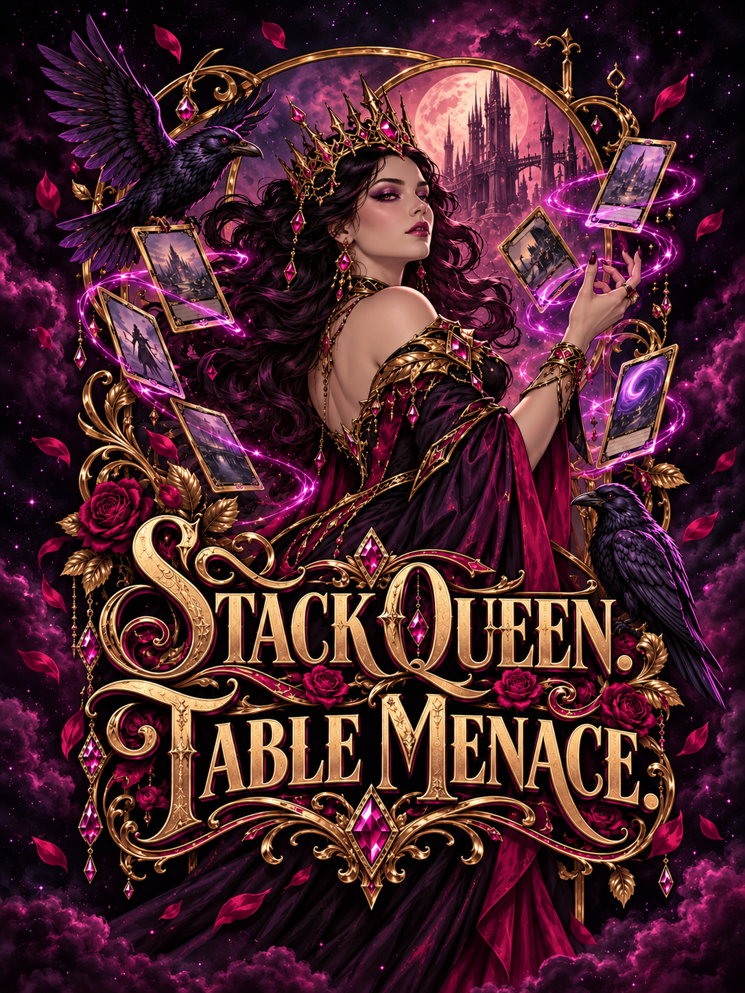 Stack Queen Table Menace - Gothic Sorceress - Air Freshener