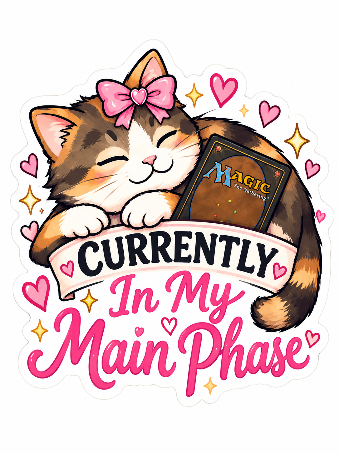 Currently in My Main Phase - Calico Cat - Air Freshener