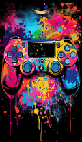Neon Game Controller Air Freshener