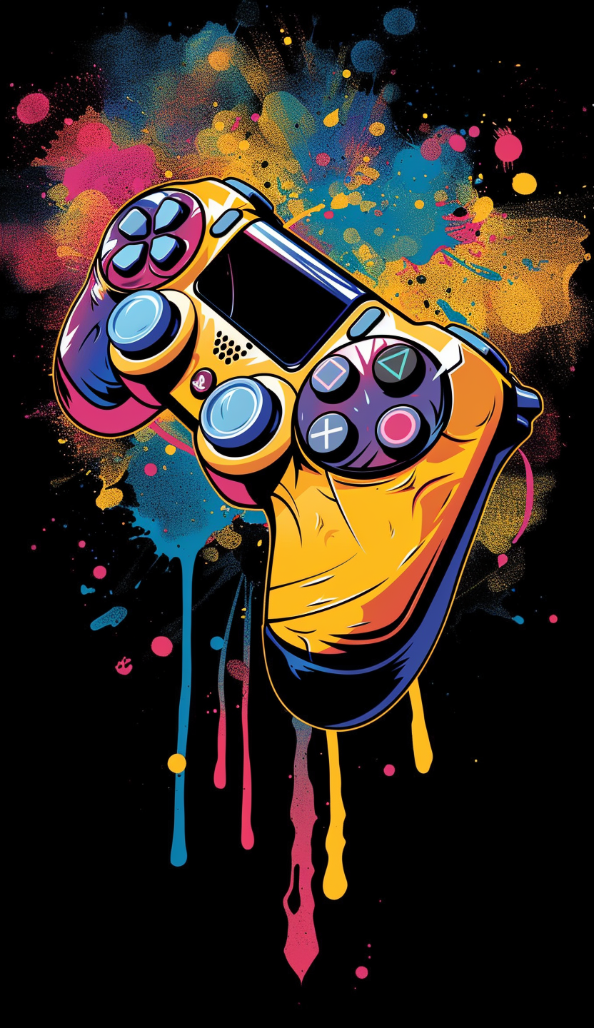 Neon Tilted Controller Air Freshener