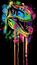 Neon Roaring Dinosaur Air Freshener