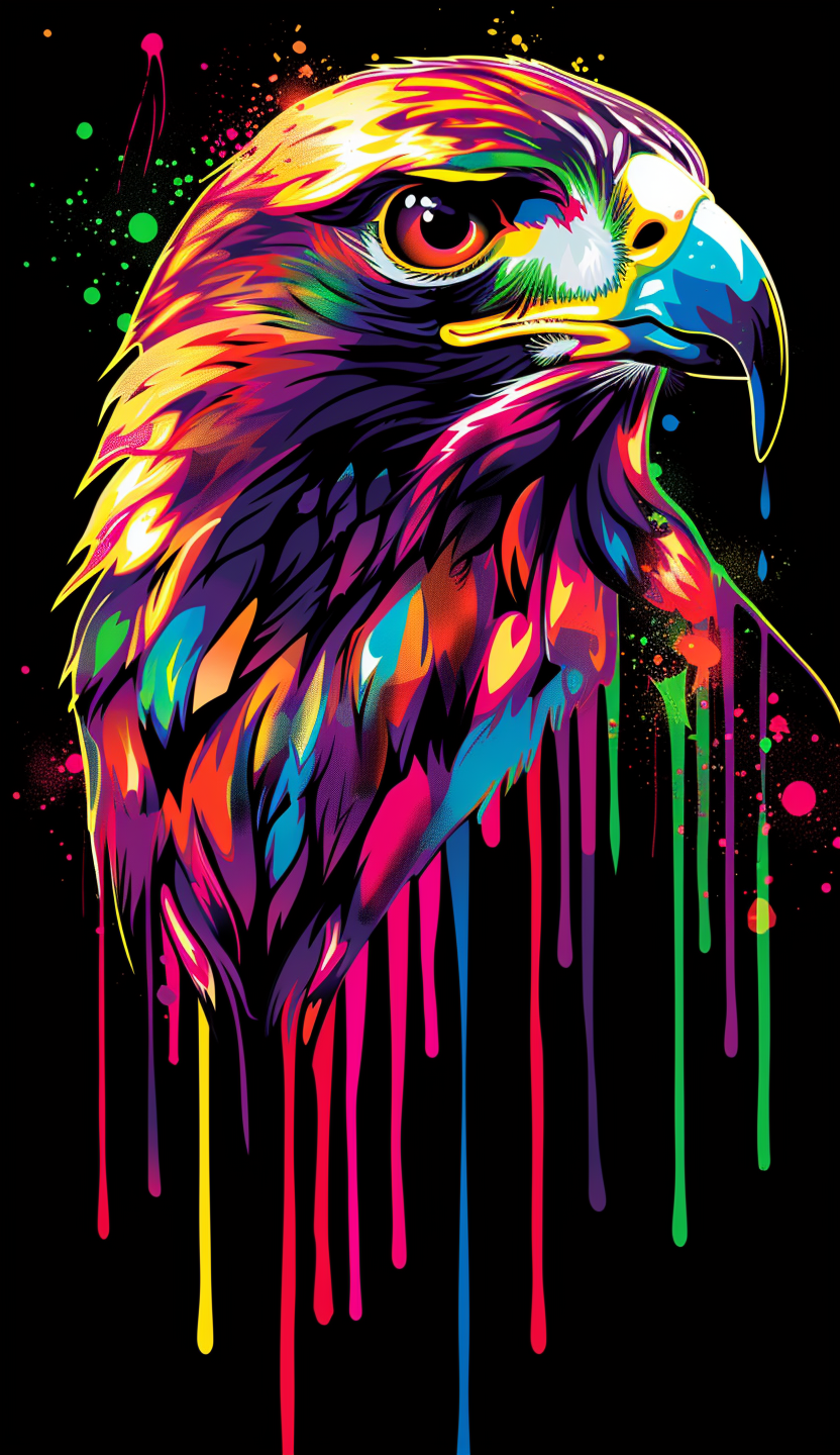 Neon Golden Eagle Air Freshener