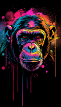 Neon Chimp Color Splash Air Freshener