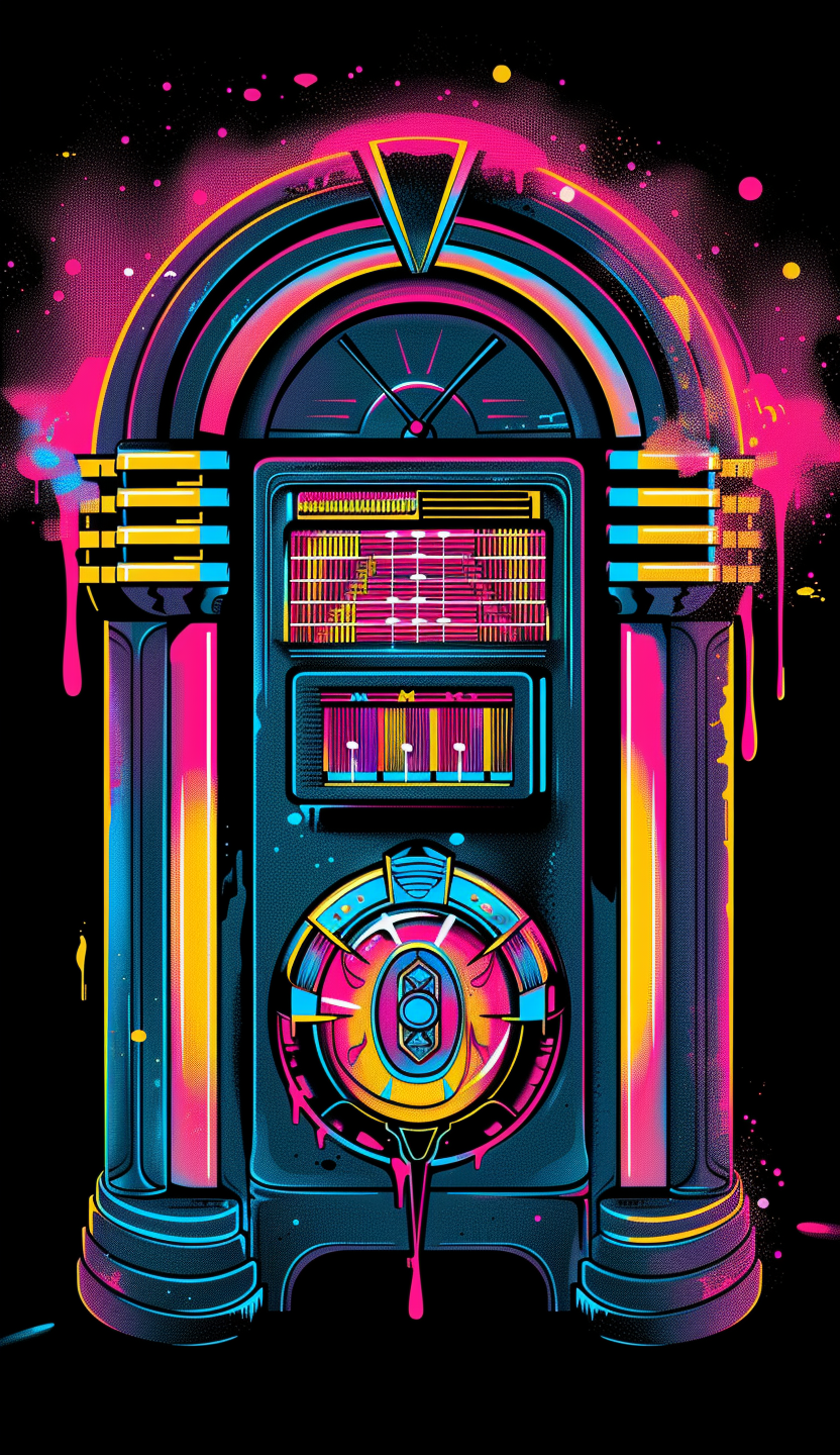 Neon Jukebox Air Freshener