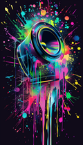 Neon Angled Speaker Air Freshener
