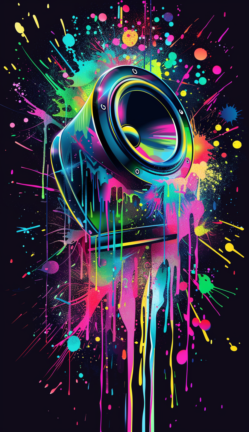 Neon Angled Speaker Air Freshener