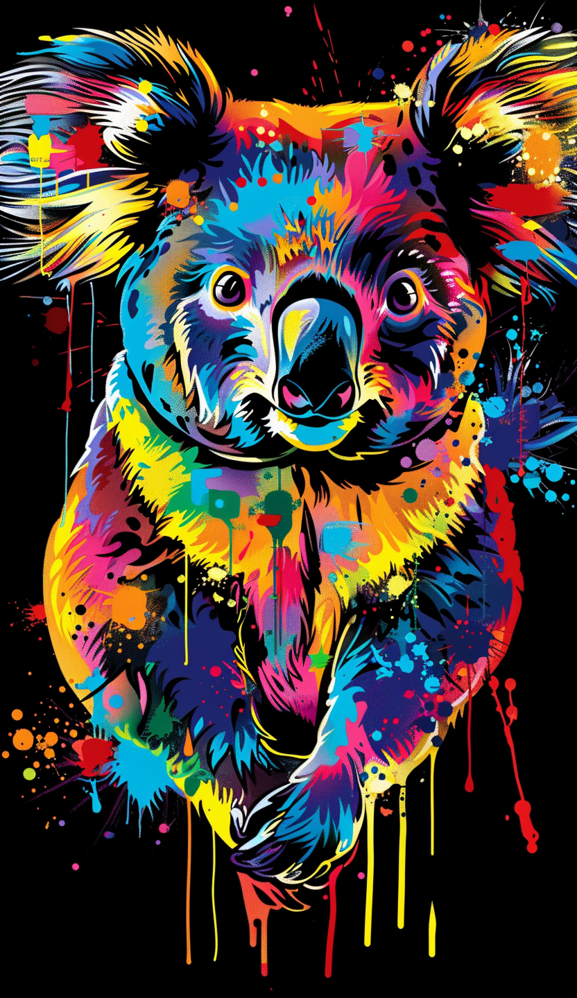 Neon Koala Air Freshener