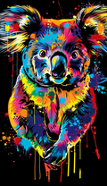 Neon Koala Air Freshener