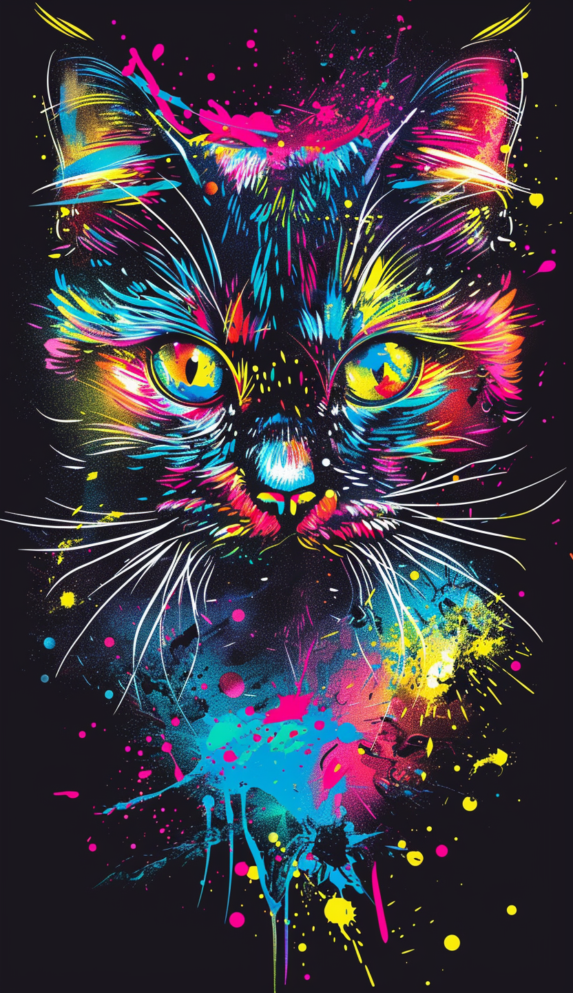 Neon Kitten Color Splash Air Freshener