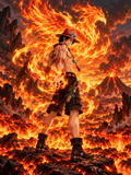 Portgas D. Ace and the Flame Phoenix - Air Freshener