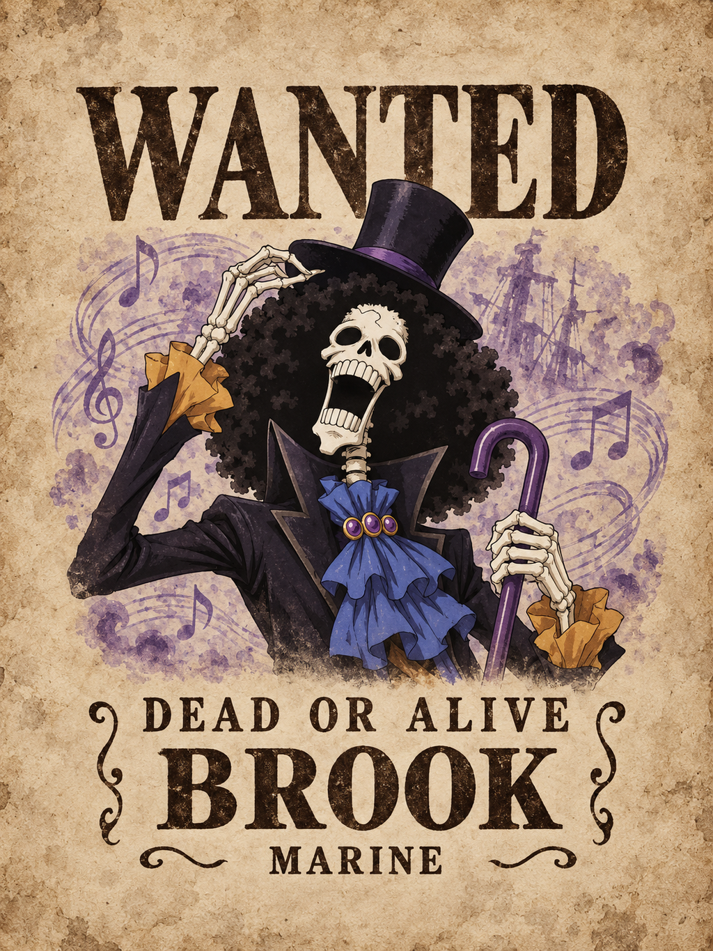 Brook Wanted Poster - Air Freshener