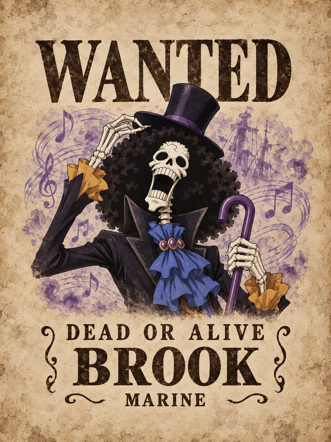 Brook Wanted Poster - Air Freshener
