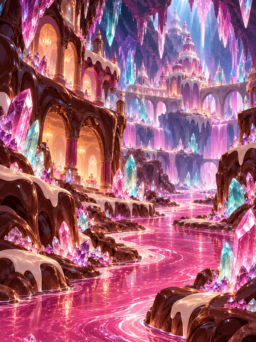 Glowing Crystal Cavern Kingdom - Air Freshener